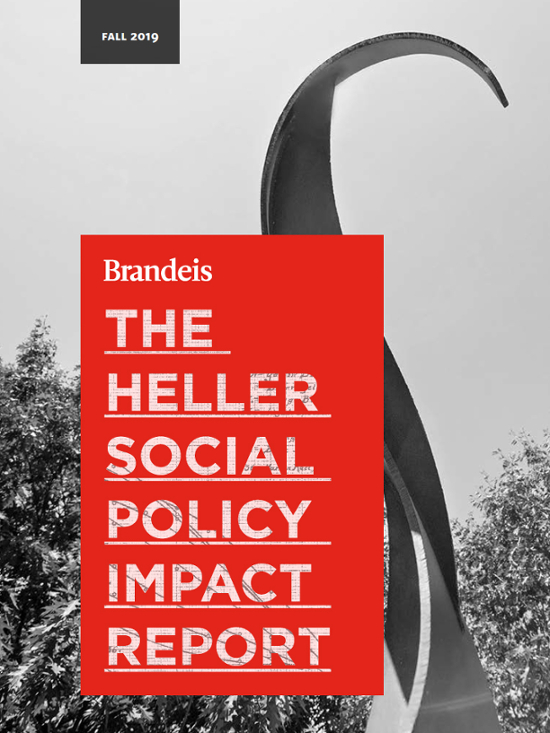Cover of Fall 2019 Heller Social Policy Impact Report