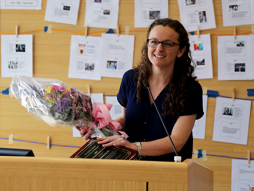 Faculty, staff and students recognized at 2018 Heller Awards